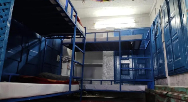 Кровать в общем номере Bob hostel