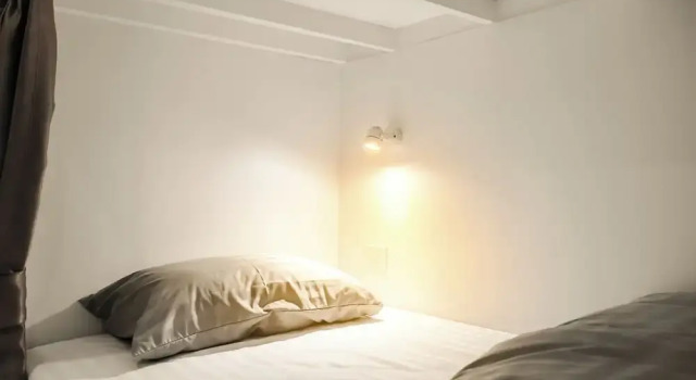 Кровать в общем номере The 63rd Hostel