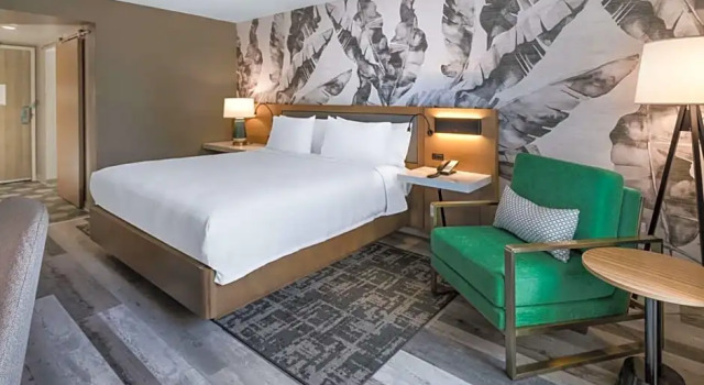 Номер Standard с балконом Hilton Garden Inn St Augustine-Historic District