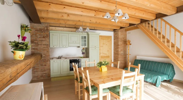 Апартаменты с 2 комнатами с видом на сад Agriturismo Ae Cavane