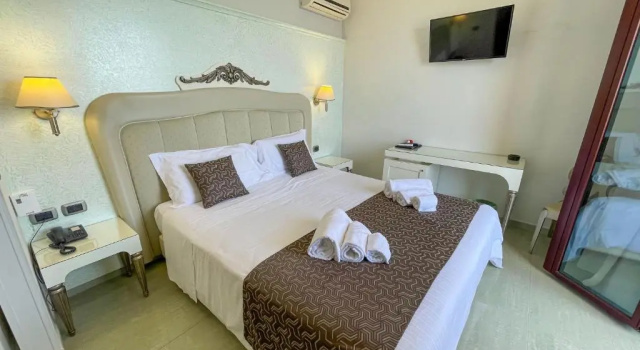 Двухместный номер Superior с балконом и с видом на море Hotel Alba