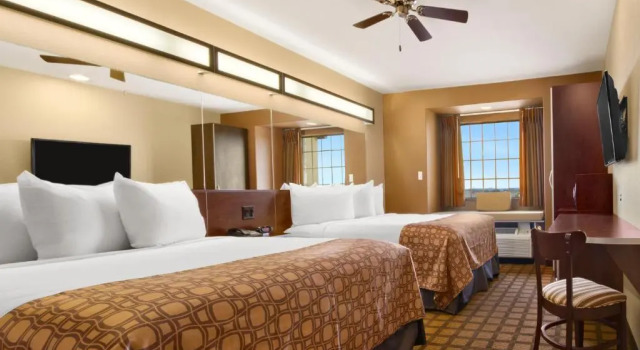 Четырёхместный номер Standard Microtel Inn & Suites by Wyndham Round Rock