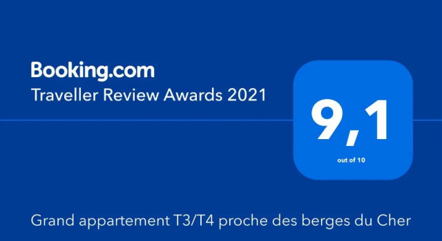 Апартаменты Grand appartement T3/T4 proche des berges du Cher