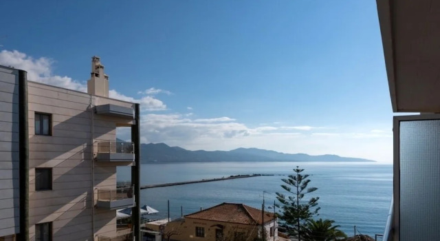 Двухместный номер Standard с балконом и с частичным видом на море Hotel Ostria