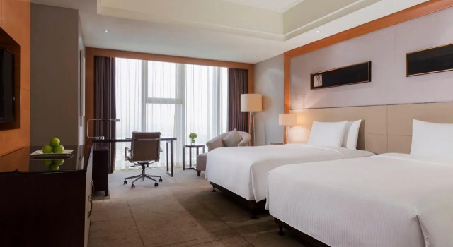 Двухместный номер Deluxe с красивым видом из окна Wanda Realm Beijing