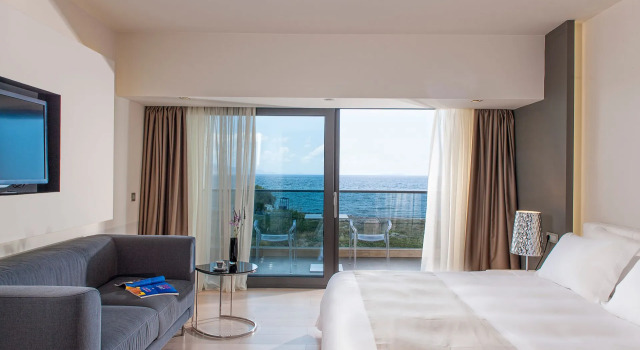 Двухместный люкс с видом на море Aqua Blu Boutique Hotel & Spa, Adults Only