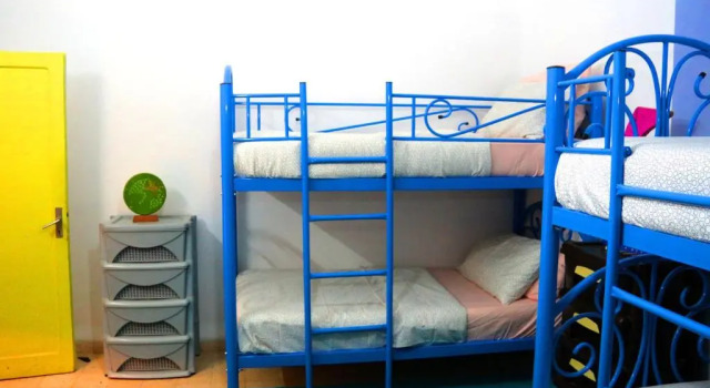 Кровать в общем номере (мужской номер) The Blue House Gerasa