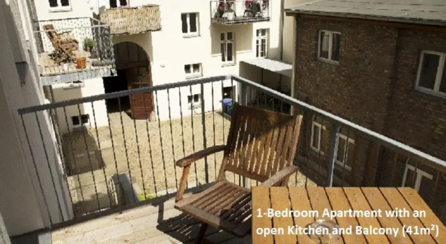 Апартаменты c 1 комнатой с балконом Raja Jooseppi Apartments