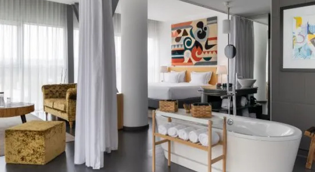 Люкс с панорамным видом Boticas Hotel Art & SPA