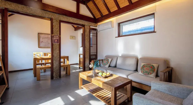 Люкс Economy с 2 комнатами с видом на горы Xianju Laoshan Cultural Theme Homestay