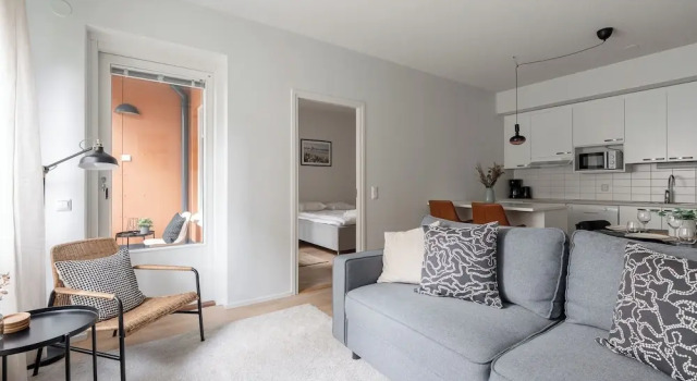 Homelike 1BR Apt with Sauna & Balcony at Pyynikki, Забронировать Отель Тампере Западная Финляндия, рядом с Finnish Hockey Hall of Fame
