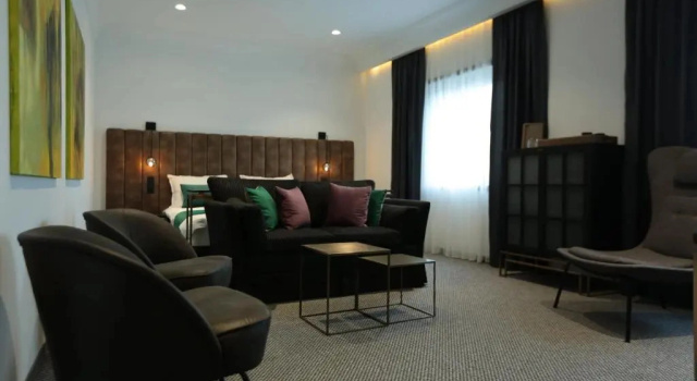Luksusowy dwuosobowy junior suite Hotel Rubis