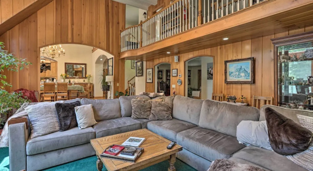Waterfront Lake Arrowhead Home w/ View & Game Room