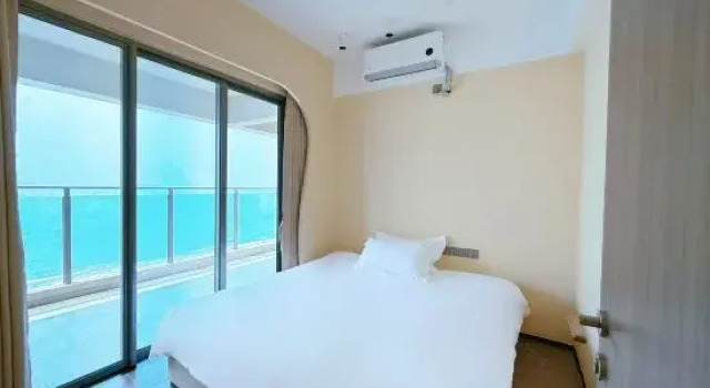 Двухместный люкс с 2 комнатами с видом на море Baoli JintinShanwei Bay Dongyue Boyang apartment
