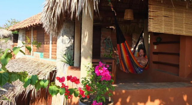 Бунгало с видом на море LA LOMA LINDA, Bungalows y Yoga