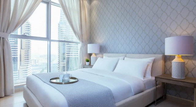 Nasma Luxury Stays - Skyview Tower, Забронировать Отель Дубай-Марина , рядом с Международный яхт-клуб Дубая