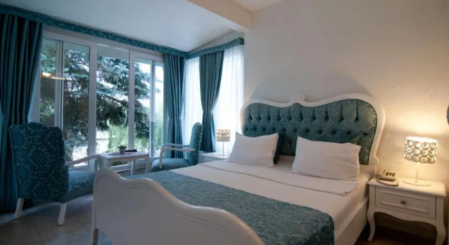 Standardowy dwuosobowy pokój z widokiem na jezioro Ağva Nehir Evi Butik Hotel
