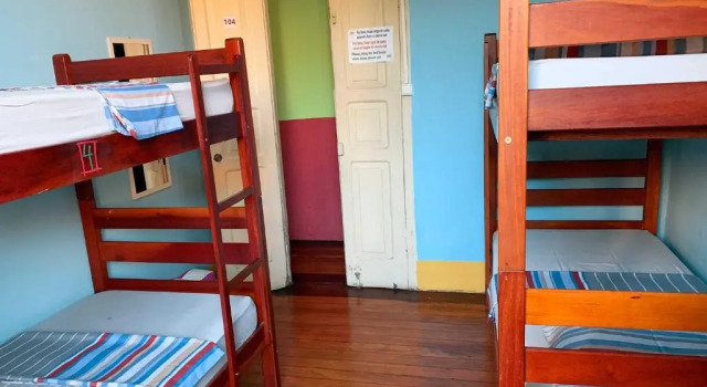 Кровать в общем номере Massape Rio Hostel