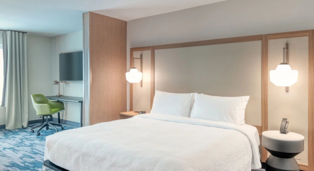 Двухместный люкс Fairfield Inn & Suites Whitestown Indianapolis NW