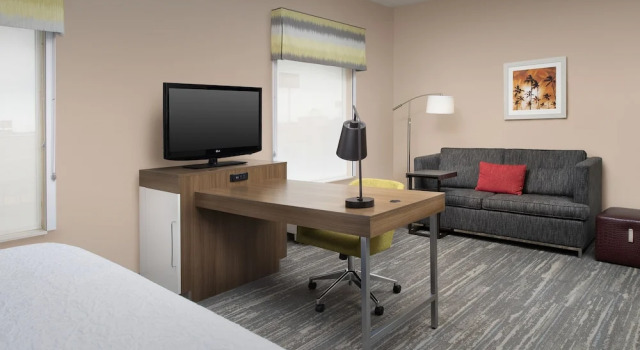 Двухместный Studio Suite Отель Hampton Inn & Suites Lake City