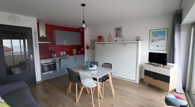Студия L Îlot de la Baie, super studio 4p face à la mer, parking gratuit, wifi, classé 2 étoiles à Fort Mahon Plage, Baie de Somme