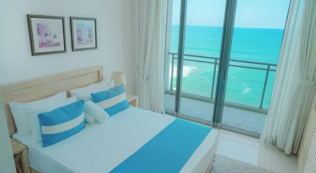 Апартаменты Deluxe с 3 комнатами с видом на океан Oceanfront Condos Galle by ICC