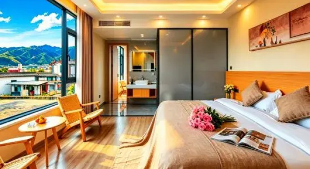 Люкс с видом на горы Dali Yushan Heyue Homestay