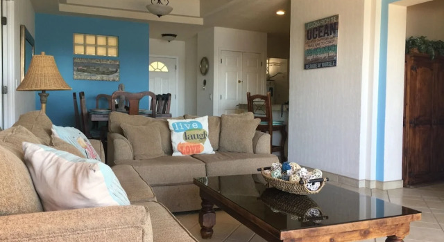 Spectacular 2 Bedroom Condo on Sandy Beach at Las Palmas Resort B-704 2 Condo by RedAwning, Book Resort Puerto Penasco Sonora