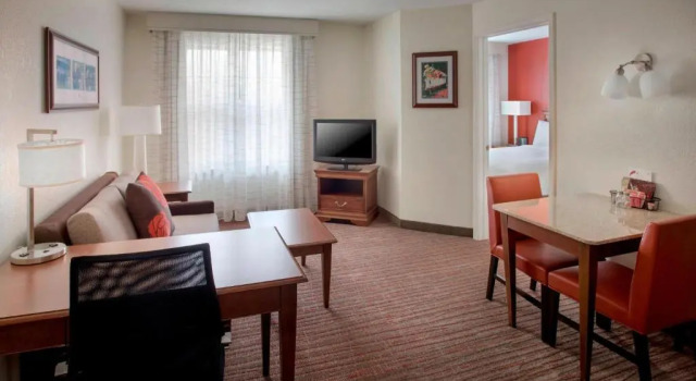 Люкс c 1 комнатой Residence Inn by Marriott Saratoga Springs
