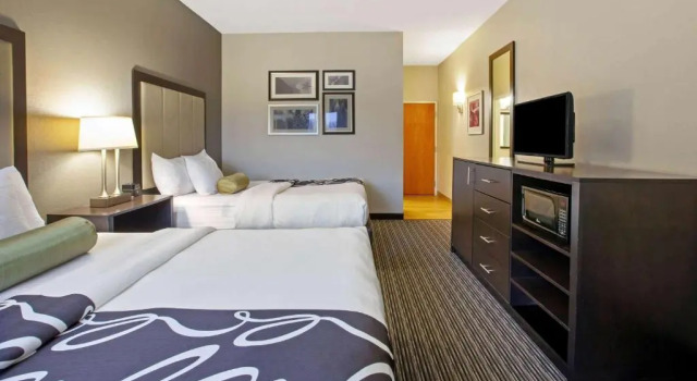 Четырёхместный люкс c 1 комнатой La Quinta Inn & Suites by Wyndham Detroit Metro Airport