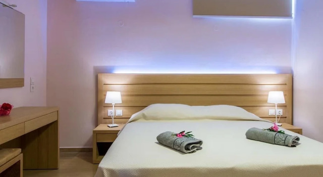 Апартаменты Deluxe c 1 комнатой с балконом и с видом на море Krouzeri Beach Apartments