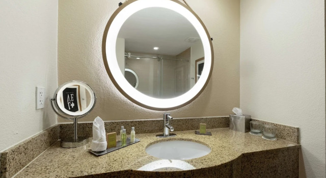 Четырёхместный номер Standard с балконом и с красивым видом из окна DoubleTree by Hilton Galveston Beach