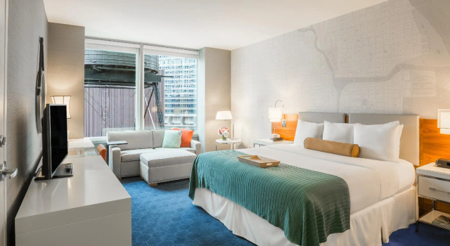 Двухместный номер Deluxe Kinzie Hotel