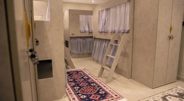 Кровать в общем номере Tayba Alkubra Hostel, Place of your comfort