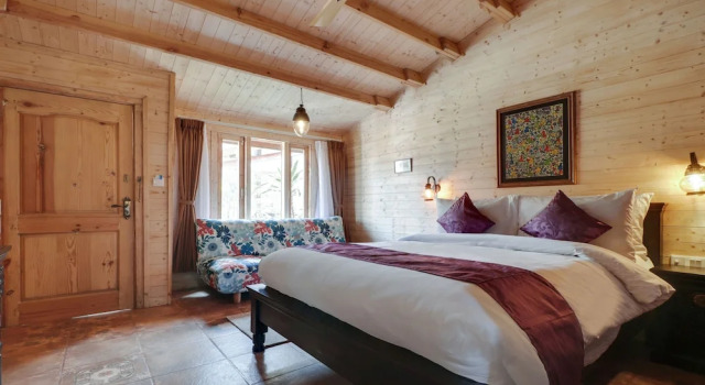 Номер Deluxe с видом на город Treebo Premium Blue Mountain Resort with Swimming Pool