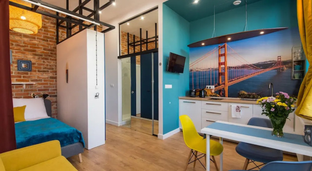 Апартаменты с видом на внутренний двор Bliss Apartments