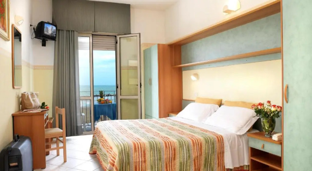 Двухместный номер Standard с балконом и с видом на море Hotel Acquario