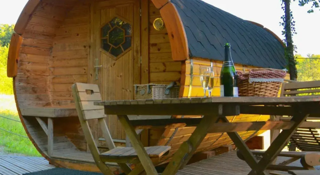 Номер Comfort с красивым видом из окна Cabanes de la Romaningue