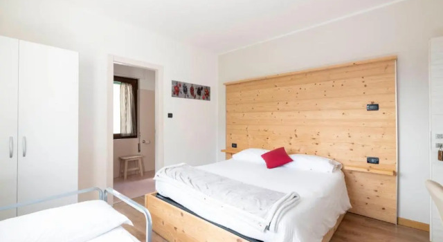 Camera tripla Standard con vista sulle montagne B&B Castello Cimbergo
