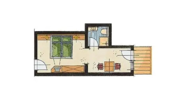Номер Comfort с балконом Das Karwendel - Ihr Wellness Zuhause am Achensee