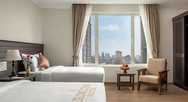 Номер Deluxe Duong Chan Hotel