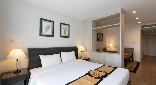 Двухместный люкс с балконом Kantary Bay Hotel And Serviced Apartments Sriracha