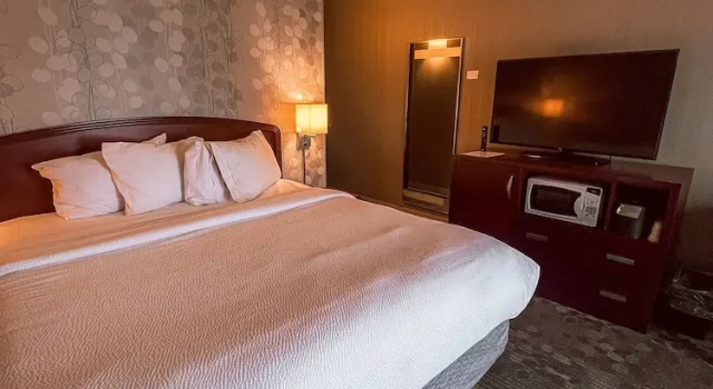 Двухместный люкс с балконом Country Inn & Suites by Radisson, Columbus-Edinburgh