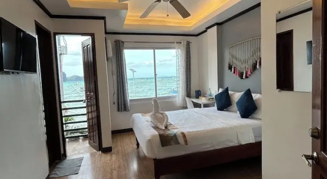 Двухместный номер Deluxe с балконом и с видом на море Morocco Hotel El Nido