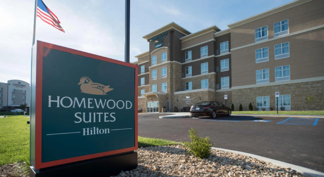 Кровать в общем номере Homewood Suites By Hilton Paducah