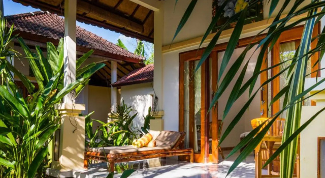 Standard Doppel Zimmer mit Gartenblick Oasis