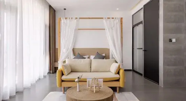 Кровать в общем номере YuyuYutingHomestay