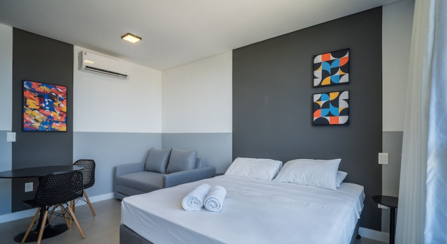 Studios in Condo w/ Pool 150m From the Beach in Jurere - PTE