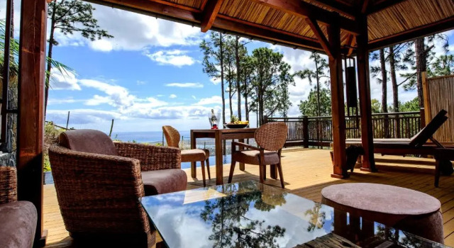 Люкс Deluxe с видом на море Lakaz Chamarel Exclusive Lodge