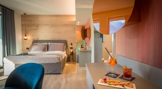 Номер Standard с балконом и с видом на закат Hotel Villa Enrica